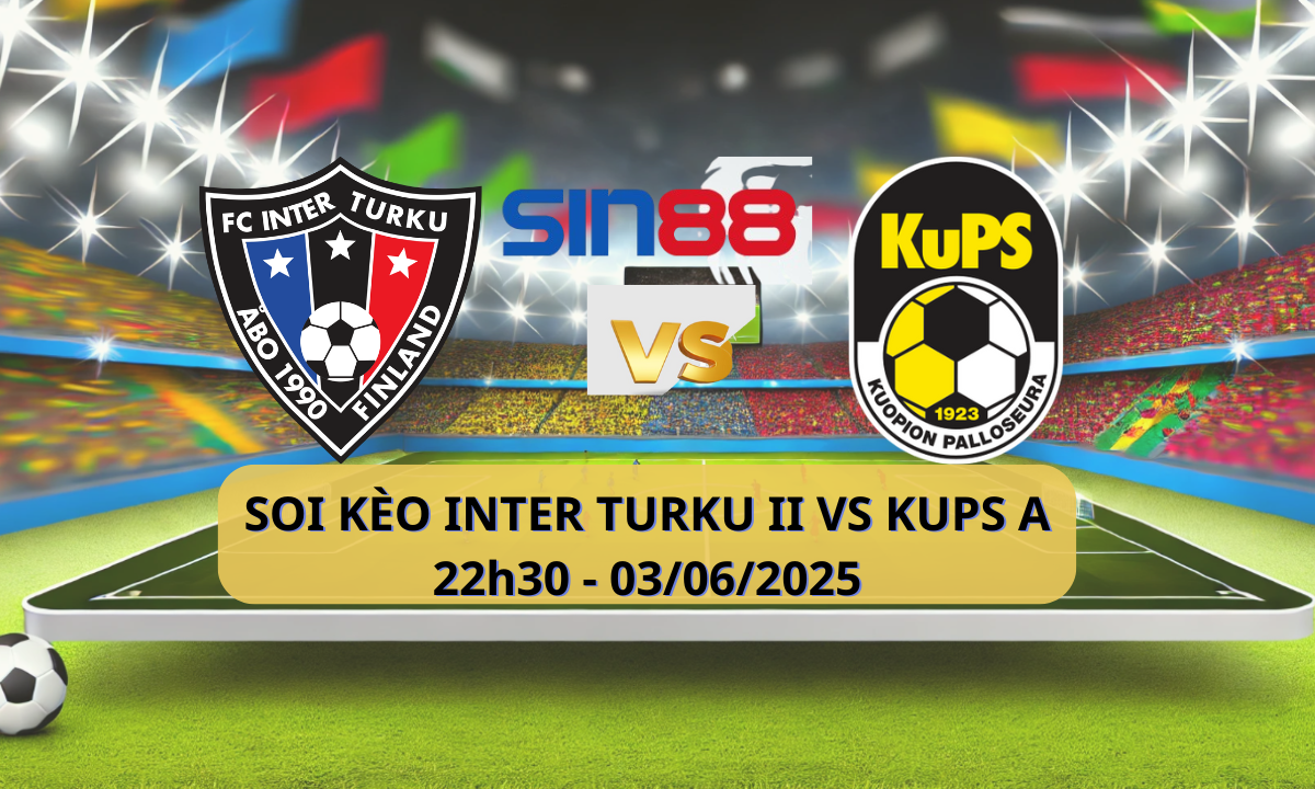Trận đấu giữa Inter Turku II và KUPS Akatemia